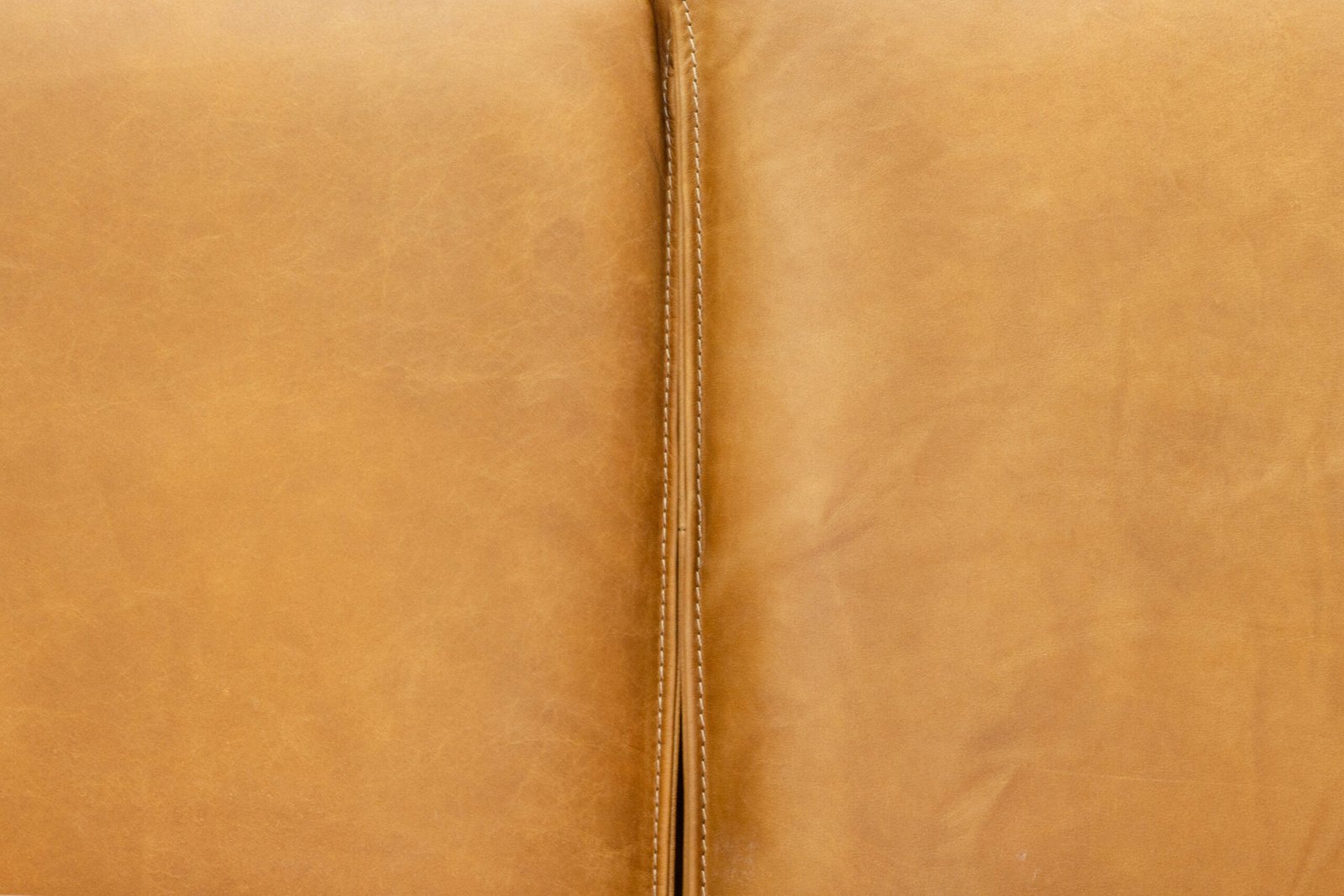 Sofá Emua Camel 100% Piel Genuina Anilina - Imagen 3