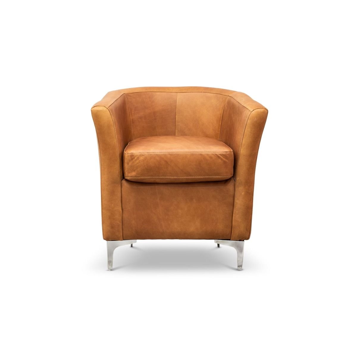 Sillón Book Camel Piel Genuina